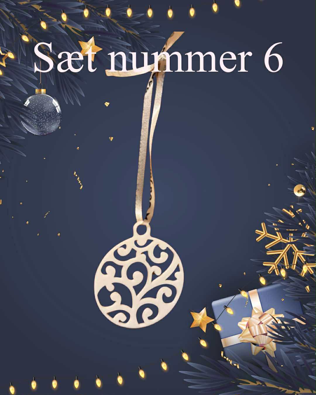 Julekugler sæt 6
