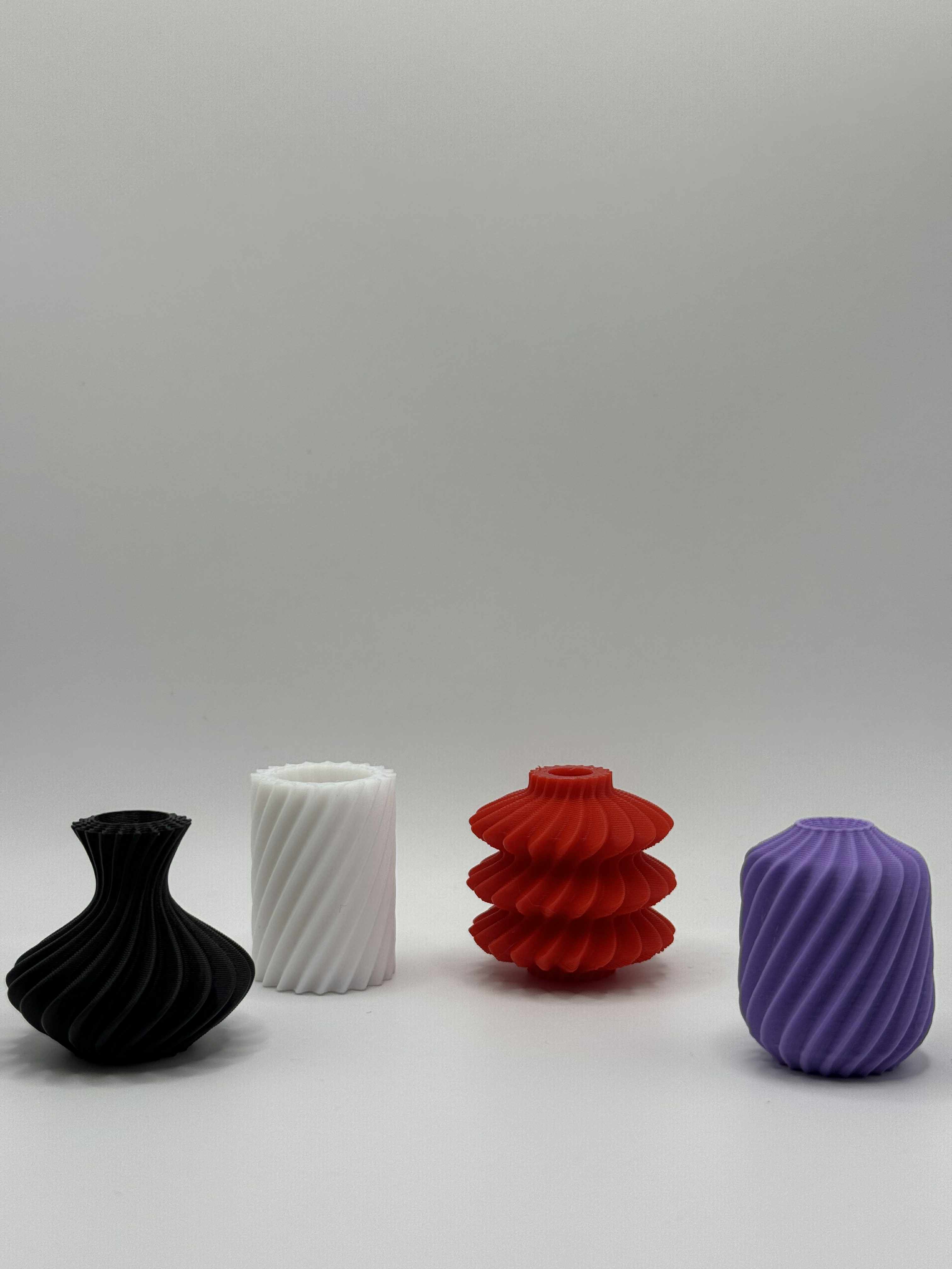 Små vaser sæt 4 stk