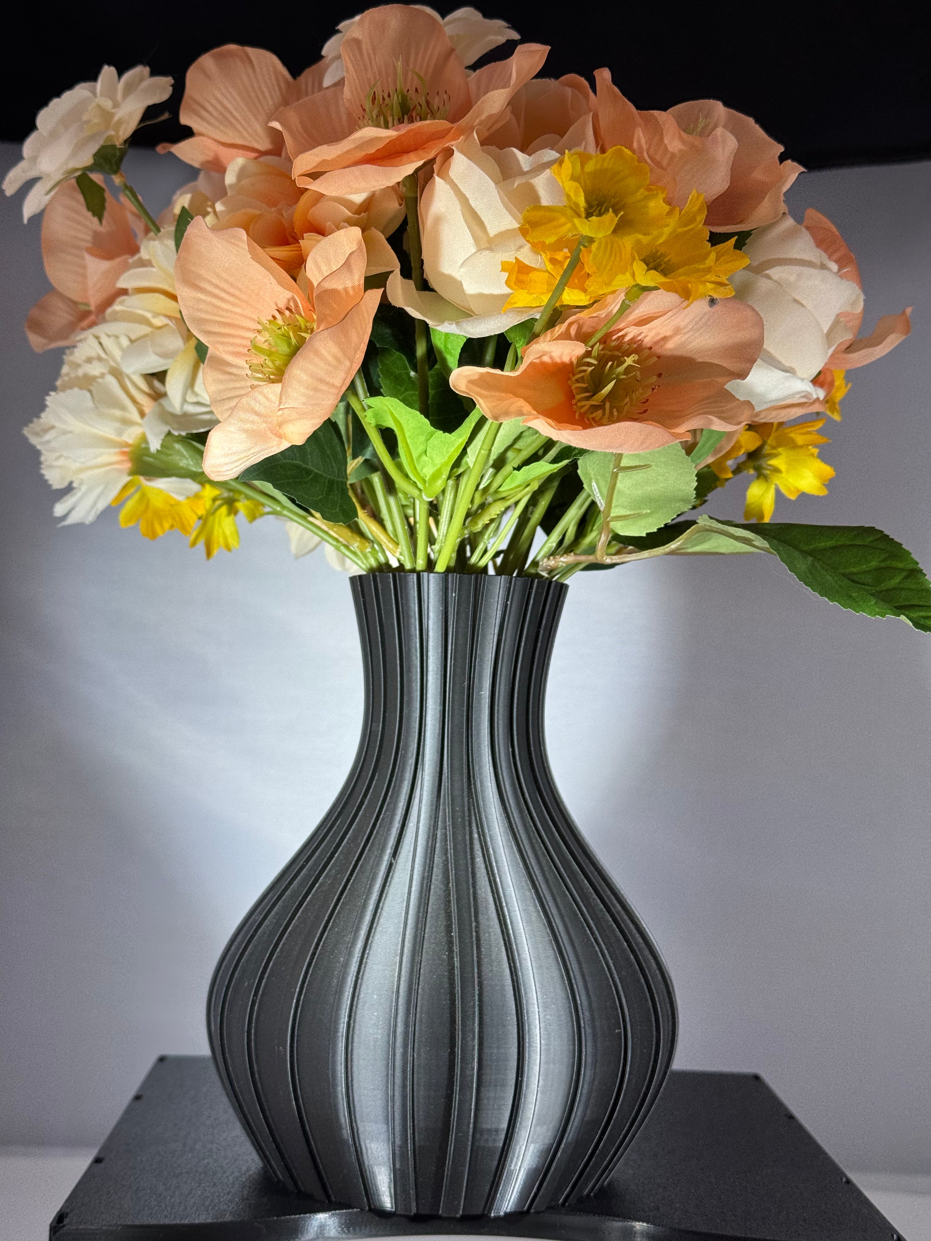 Vase med lige linjer