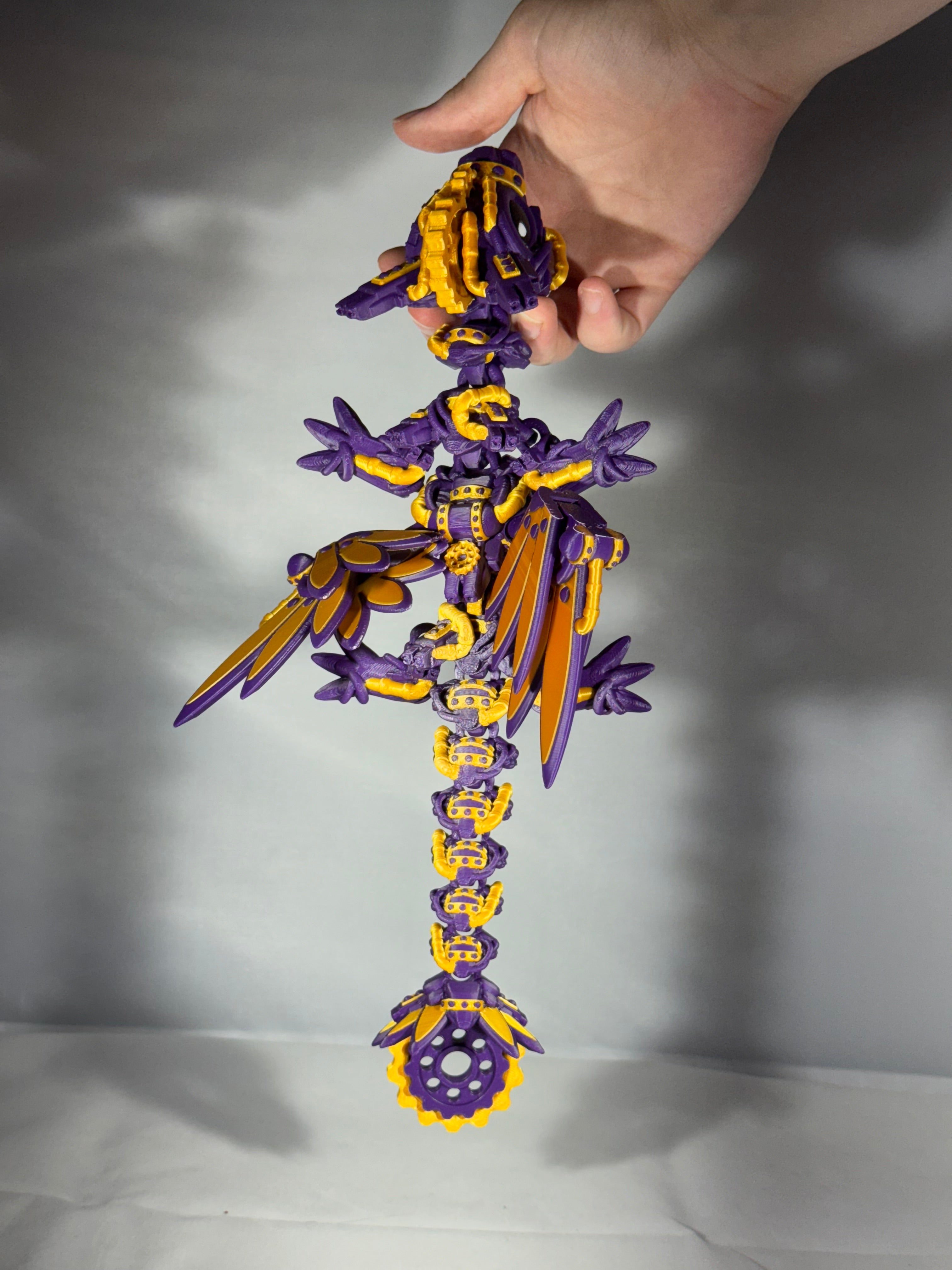 Cyberpunk drage med vinger