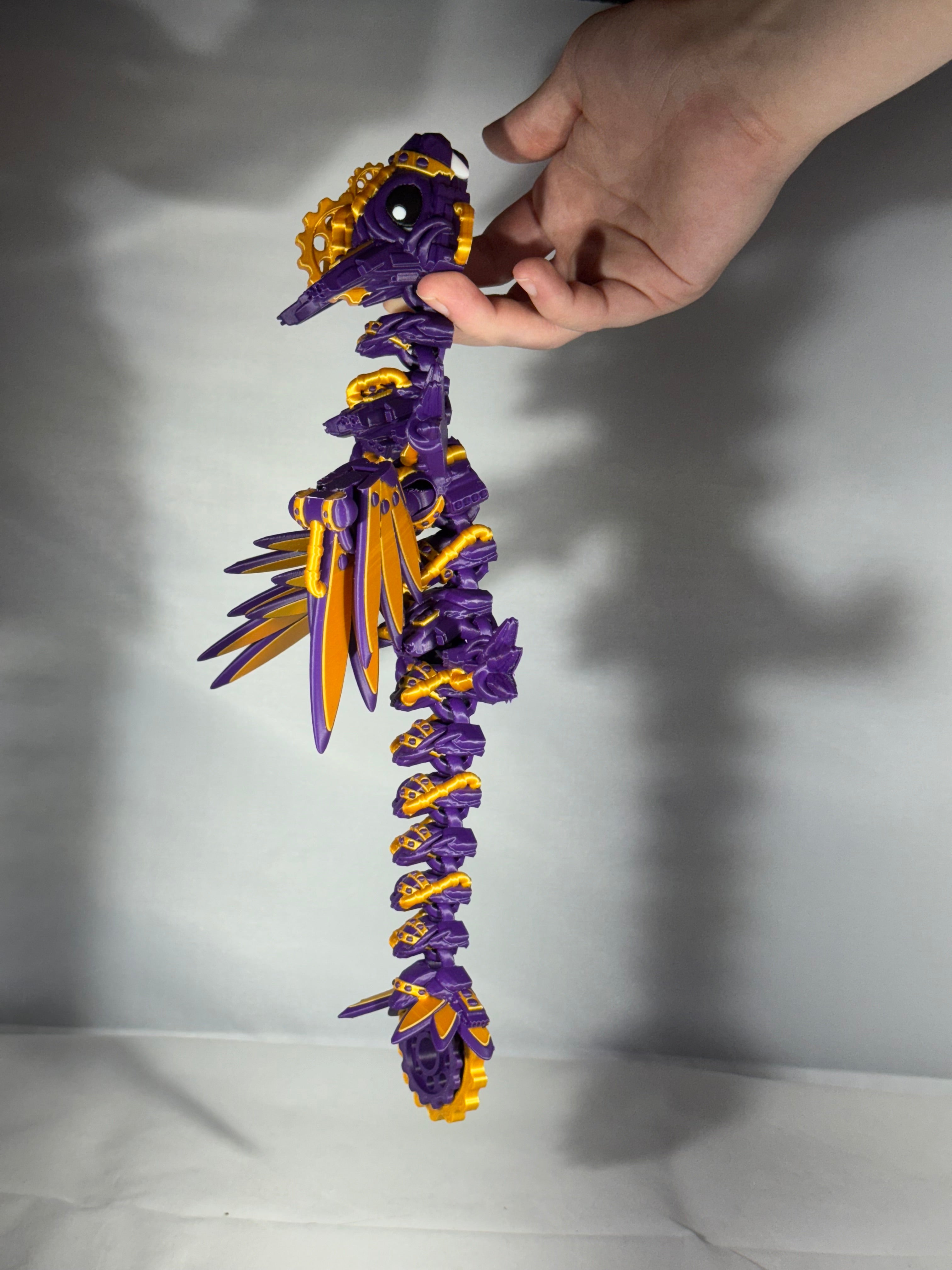 Cyberpunk drage med vinger