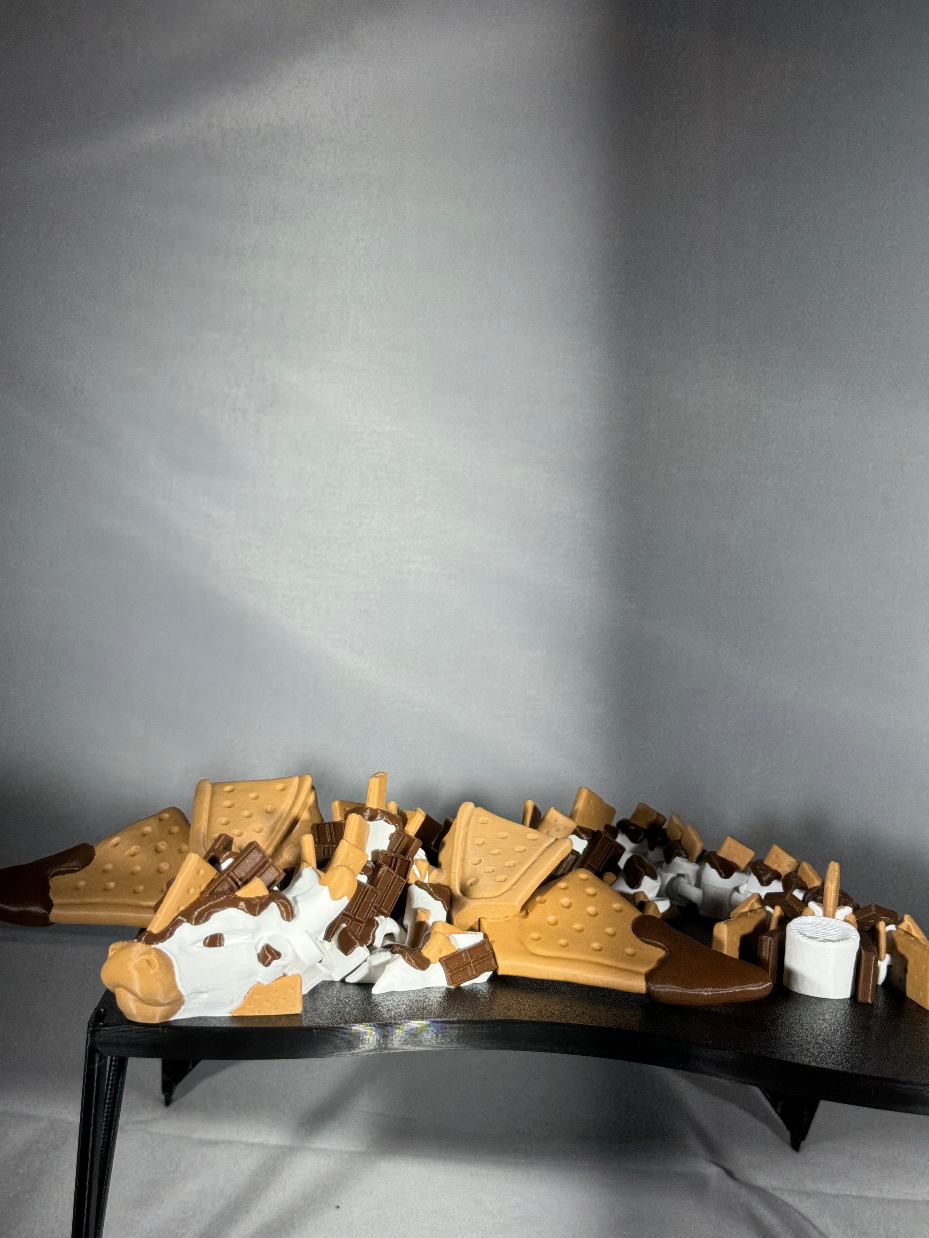 Cookie drage i to nuancer brun og hvid