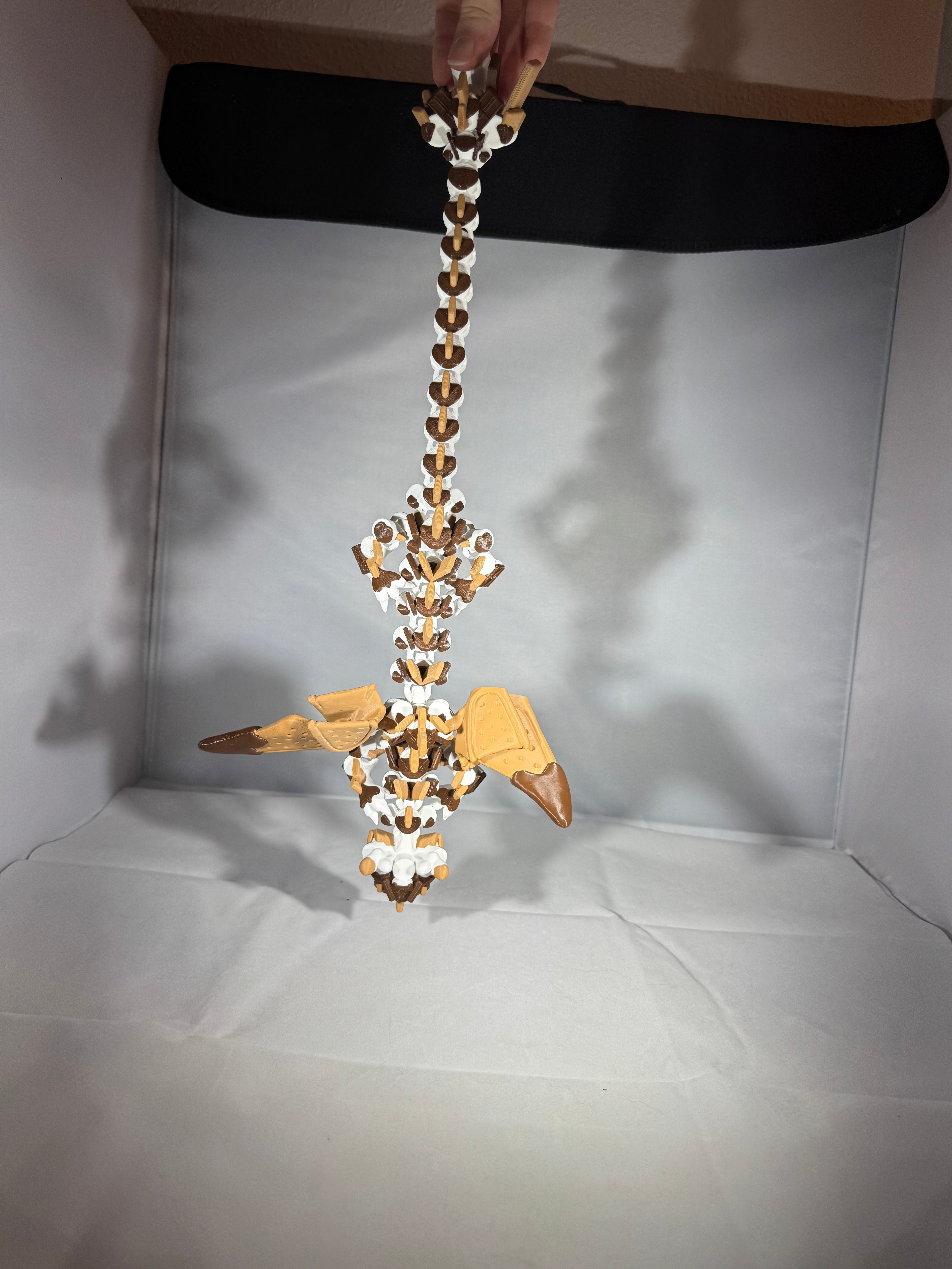 Cookie drage i to nuancer brun og hvid