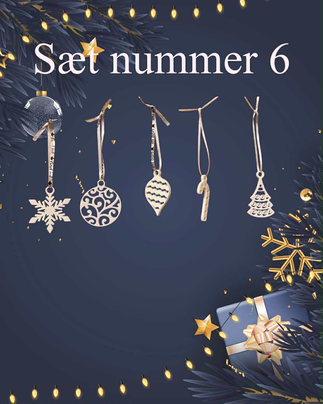 Julekugler sæt 6