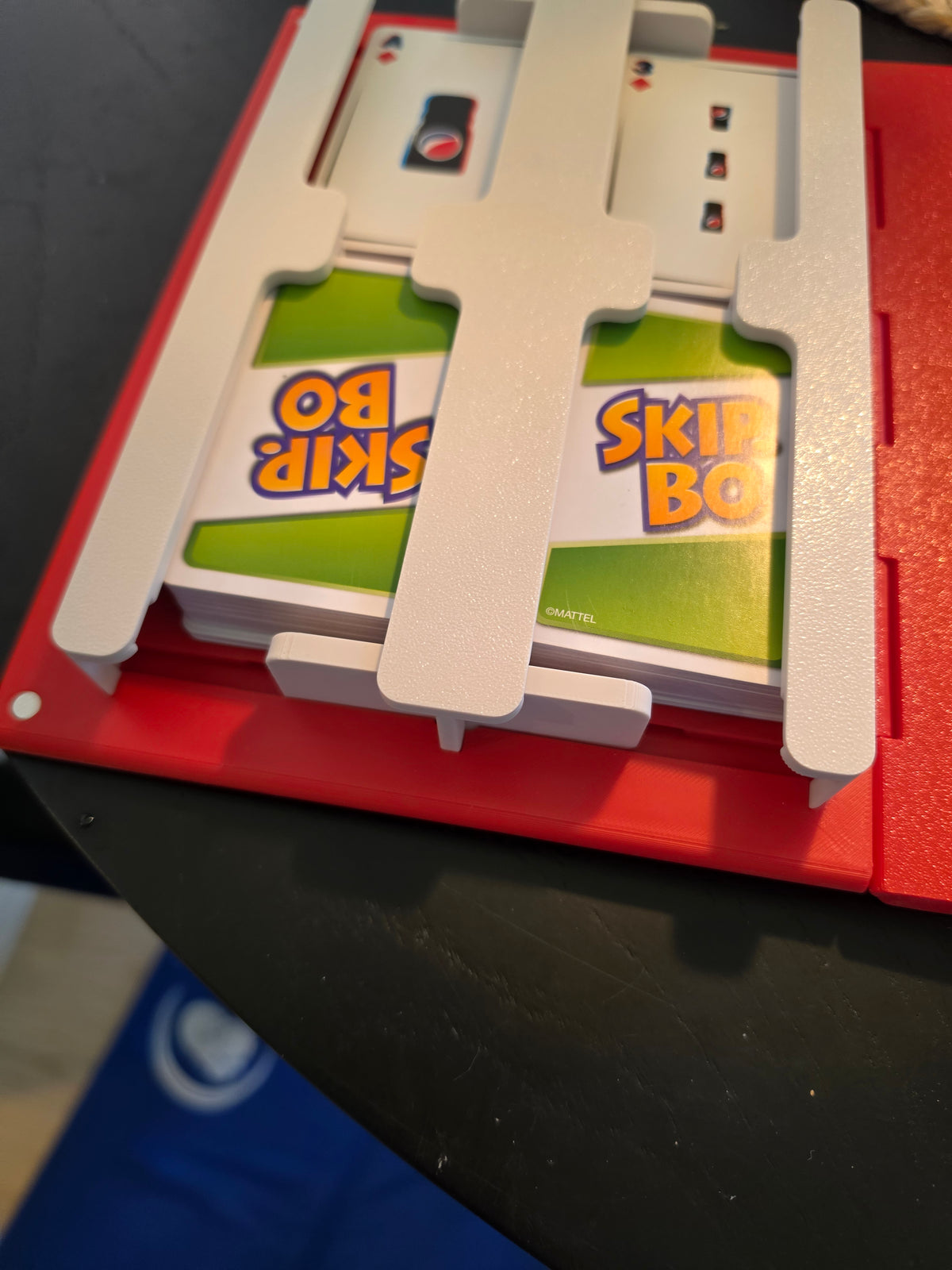 Spillekort-holder i bogform