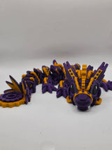 Cyberpunk drage 30 cm – mekanisk fantasy drage uden vinger