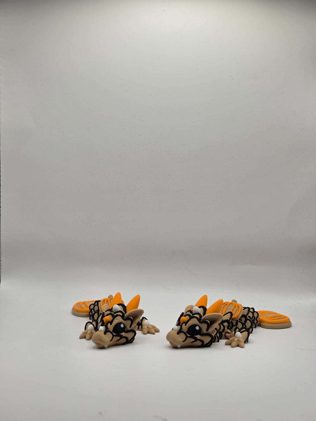Lille Halloween-drage på 11 cm – 3D-printet pynt
