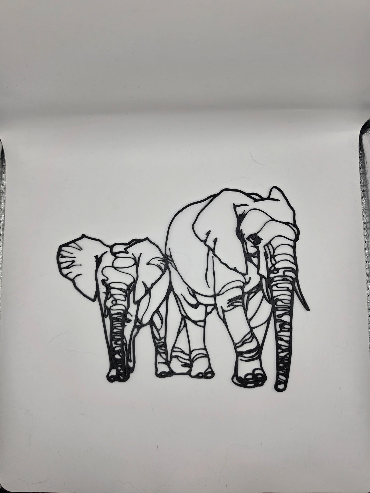 Wall art, elefant