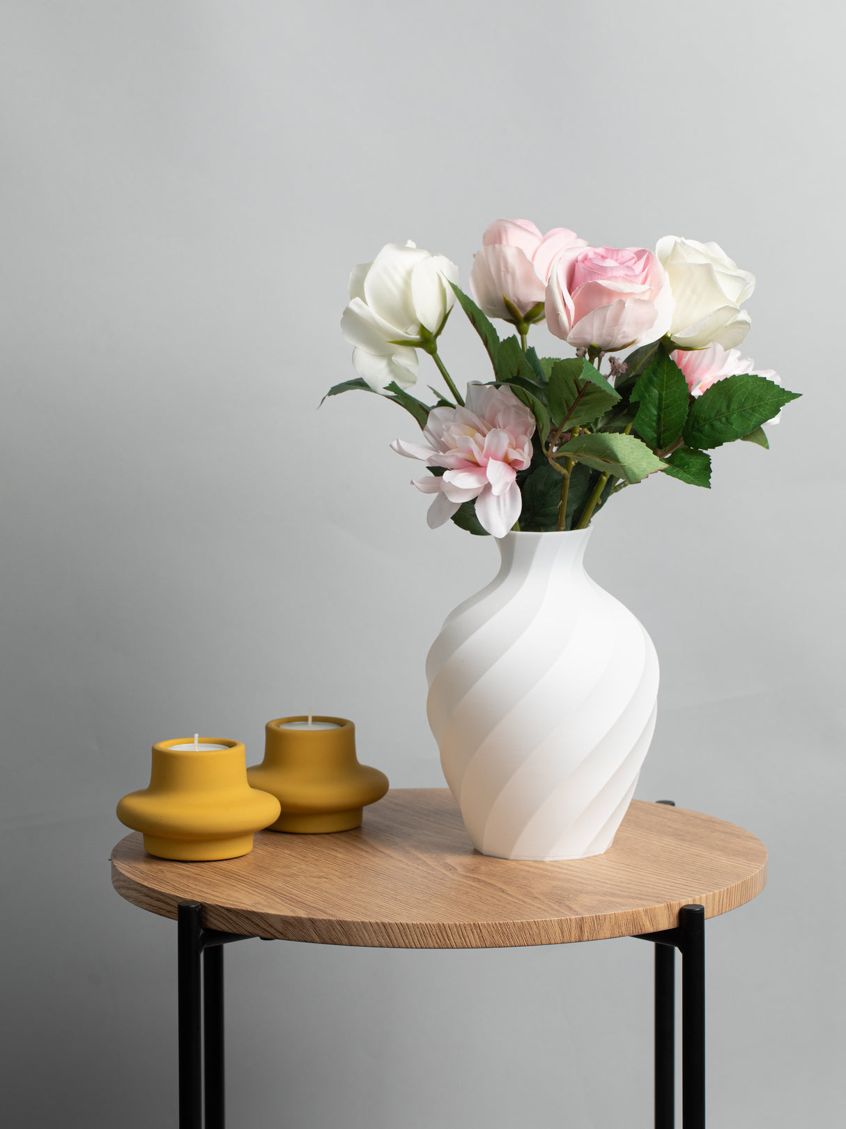 Aarhus vase – skulpturel 3D-printet vase – Printed By Thea