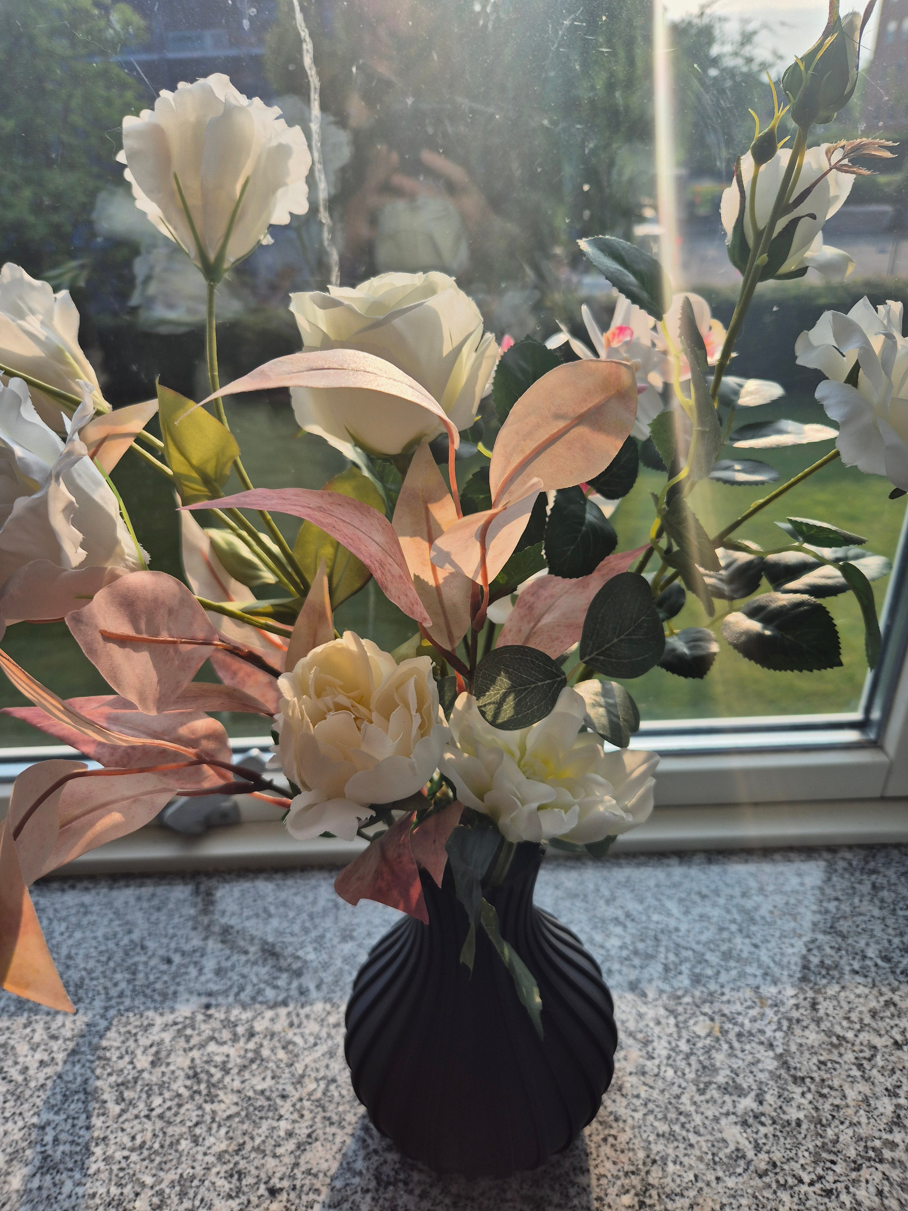 Vase med lige linjer