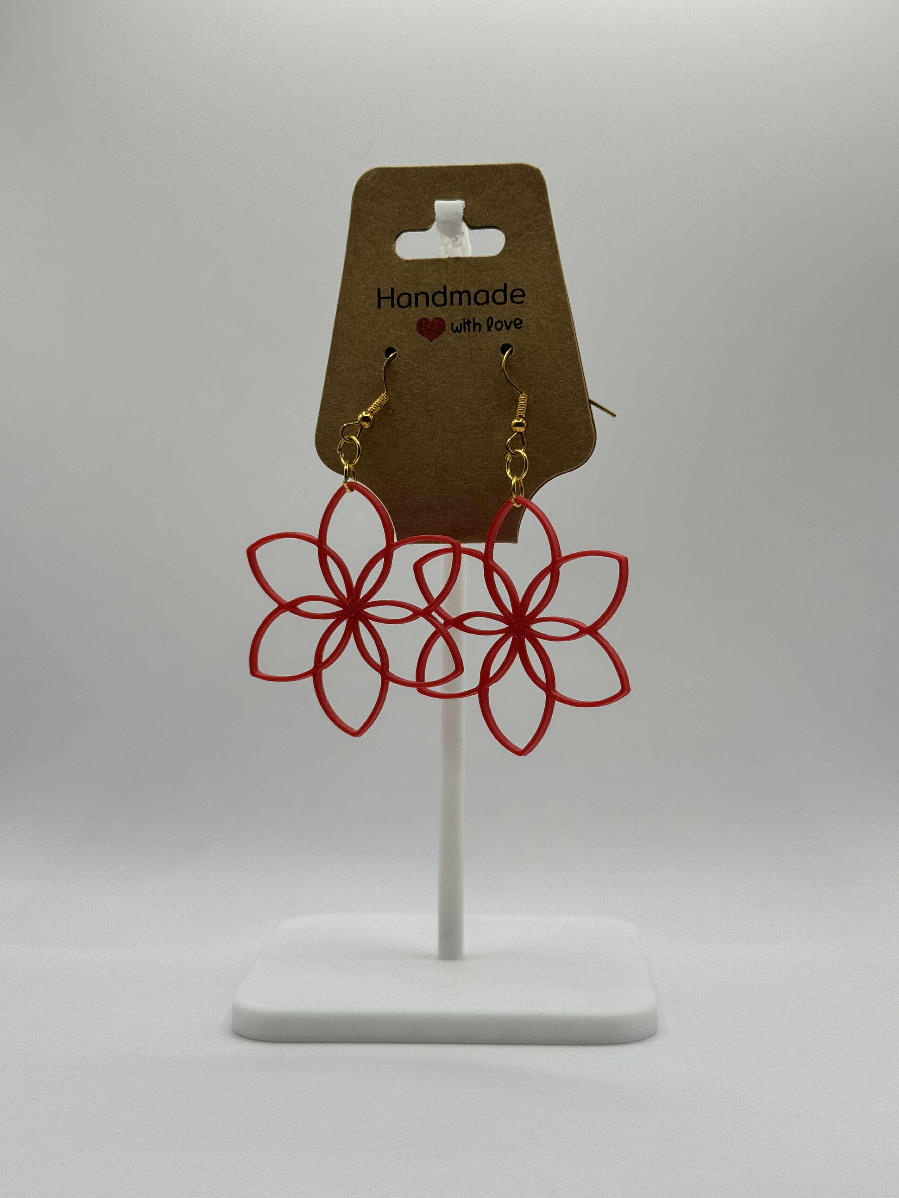 6 Bladet blomst ørering