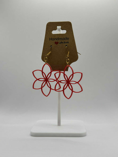 6 Bladet blomst ørering