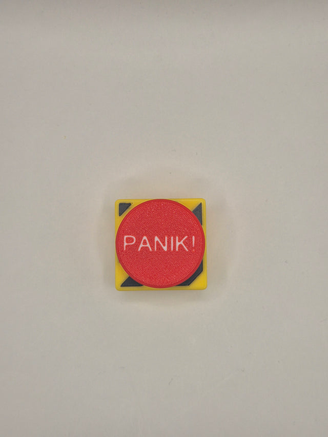 PANIK!-knap – 3D-printet fidget klikker