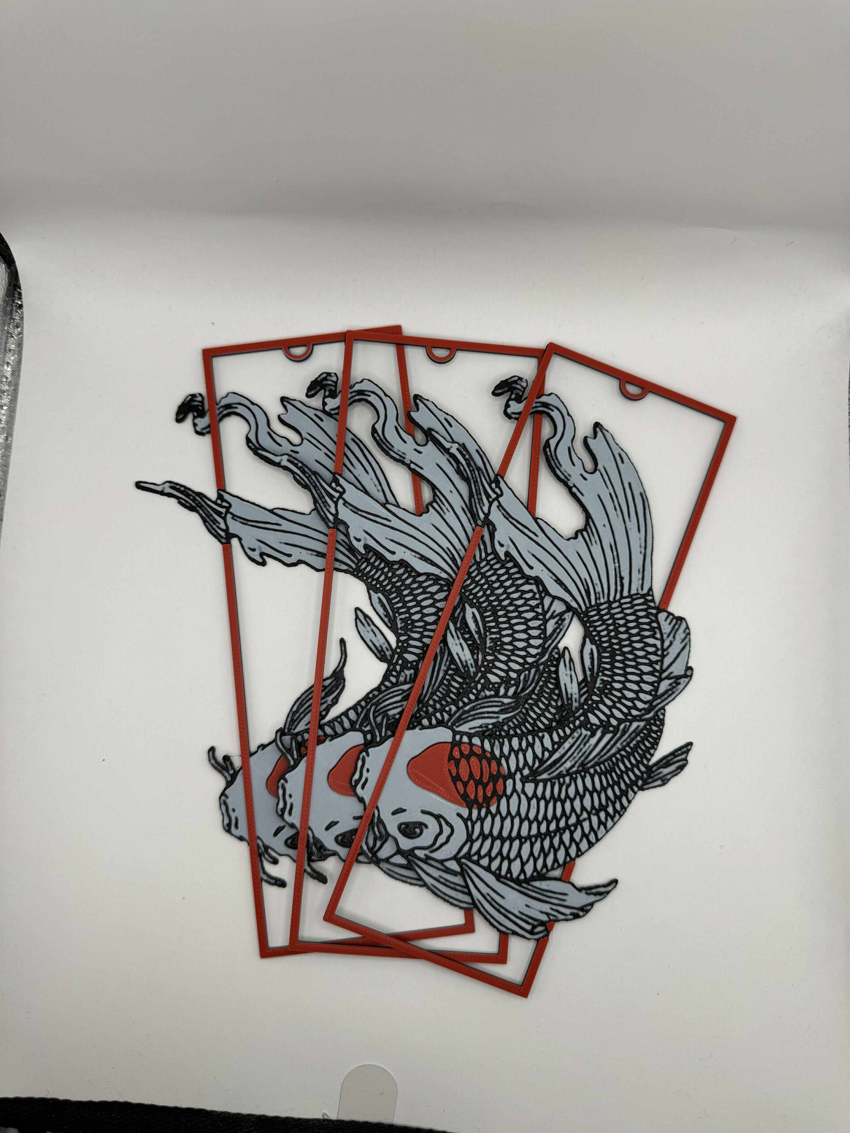 Koi fiske bogmærke