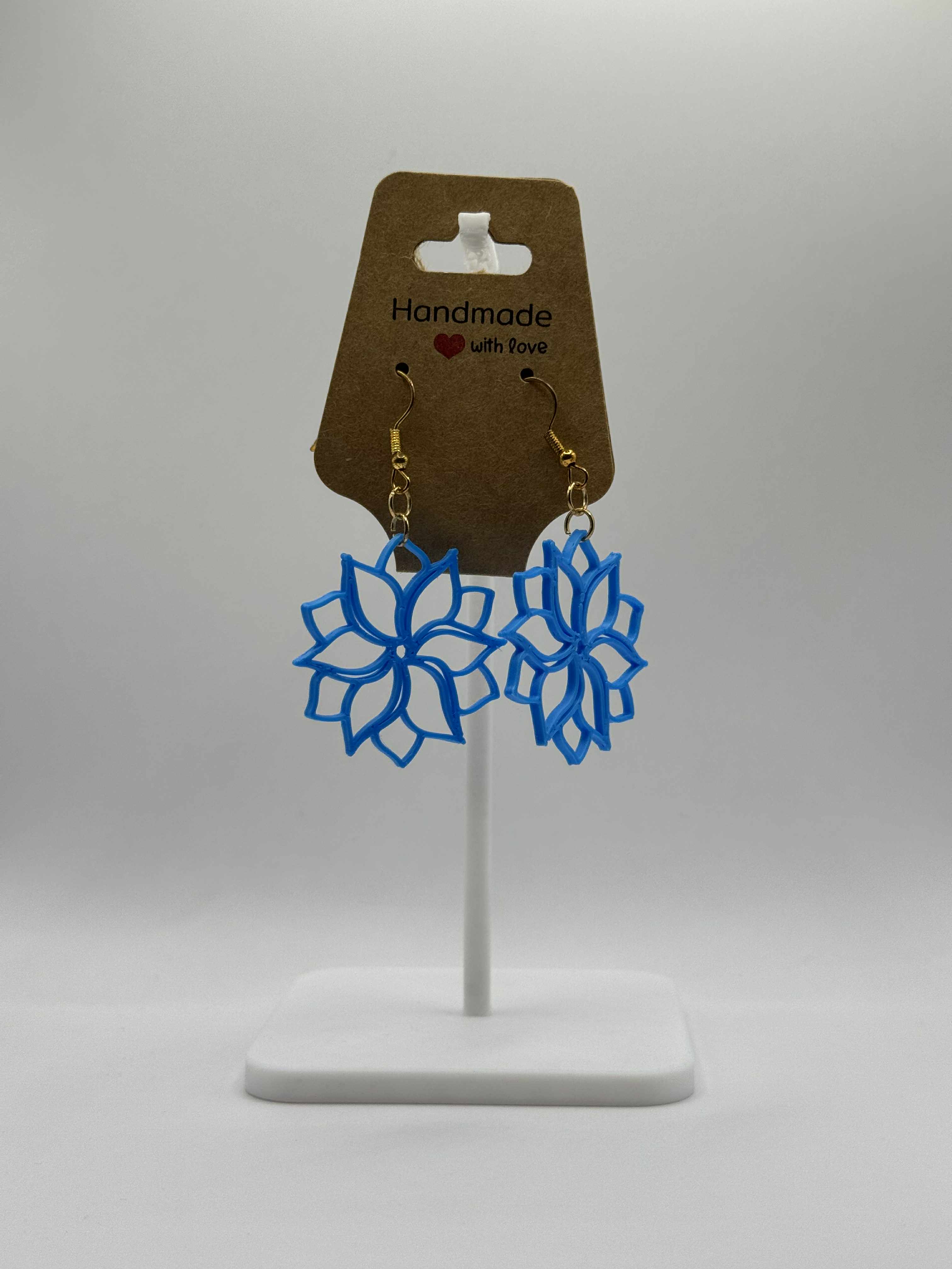 12 Bladet blomst ørering