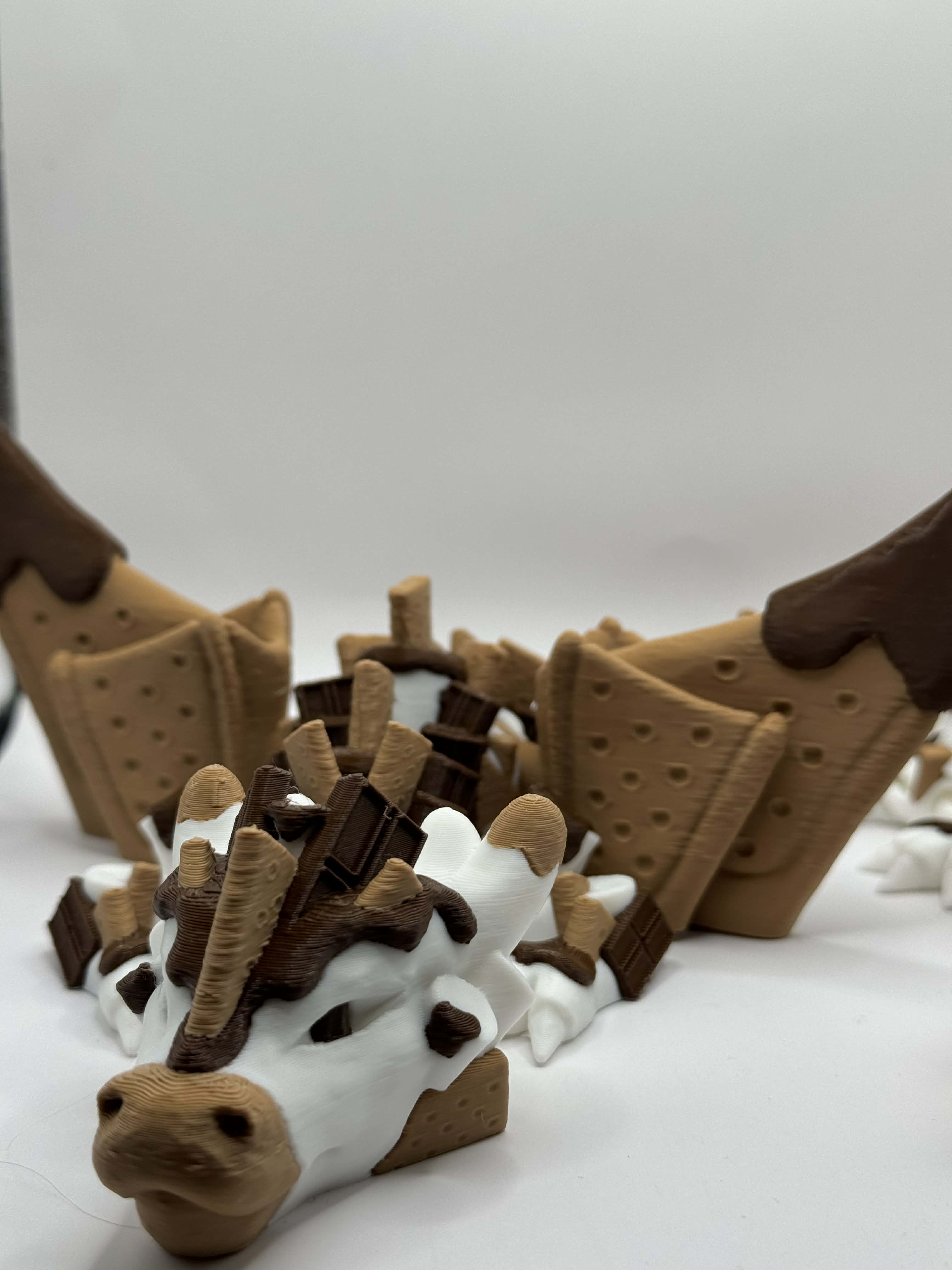 Cookie drage i to nuancer brun og hvid