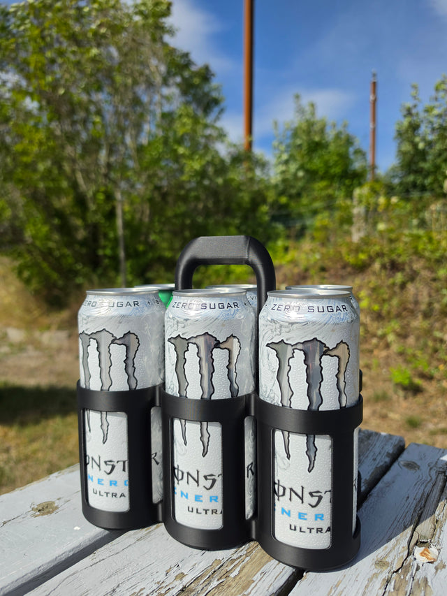 6-pack holder til 500 ml dåser – 3D-printet