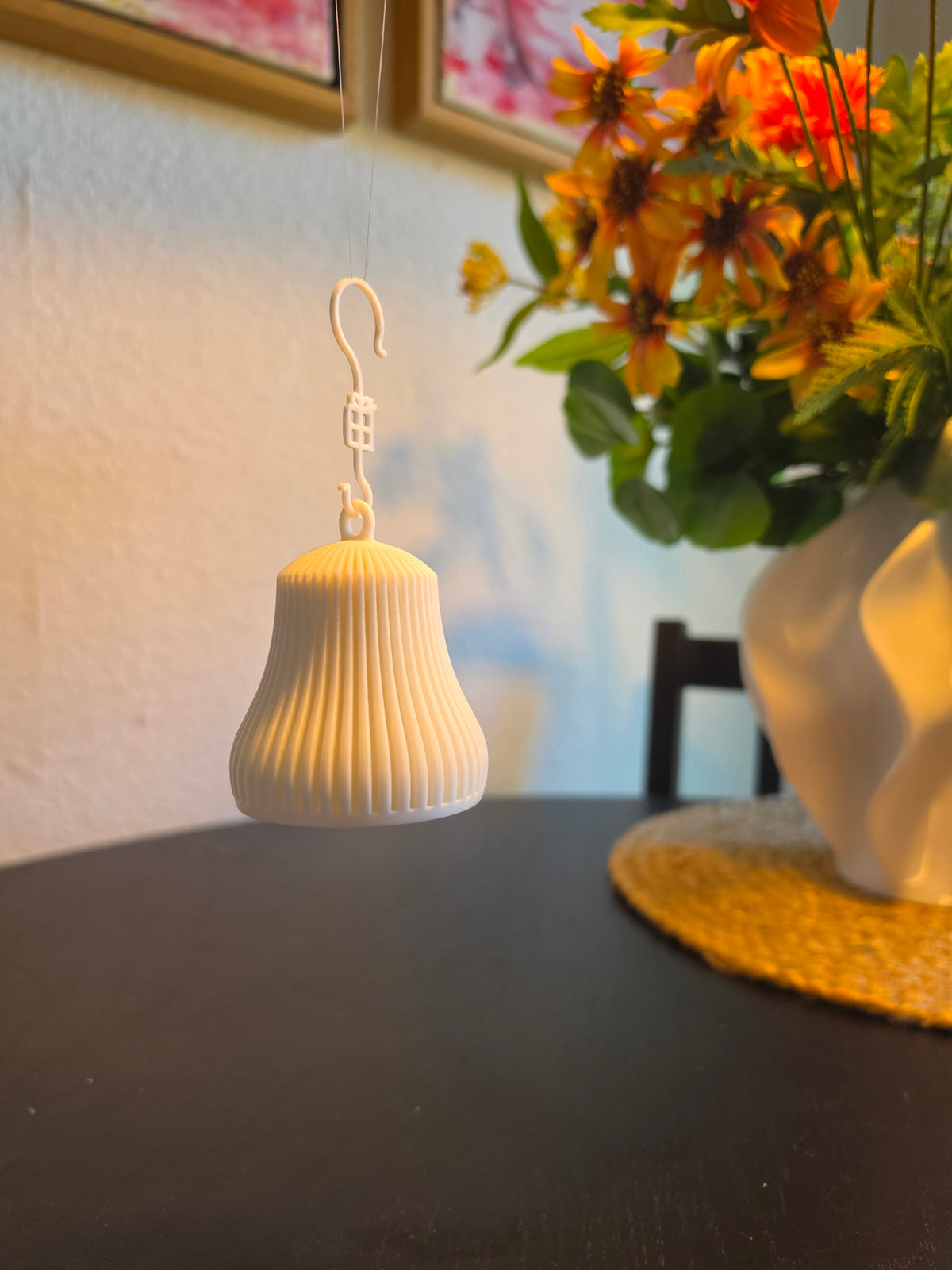 Juleklokke til ophæng – 7 cm