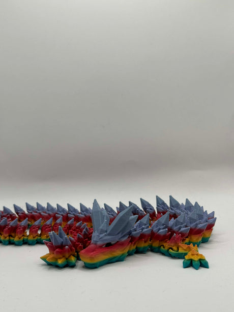 Fantasy krystaldrage 39 cm lang