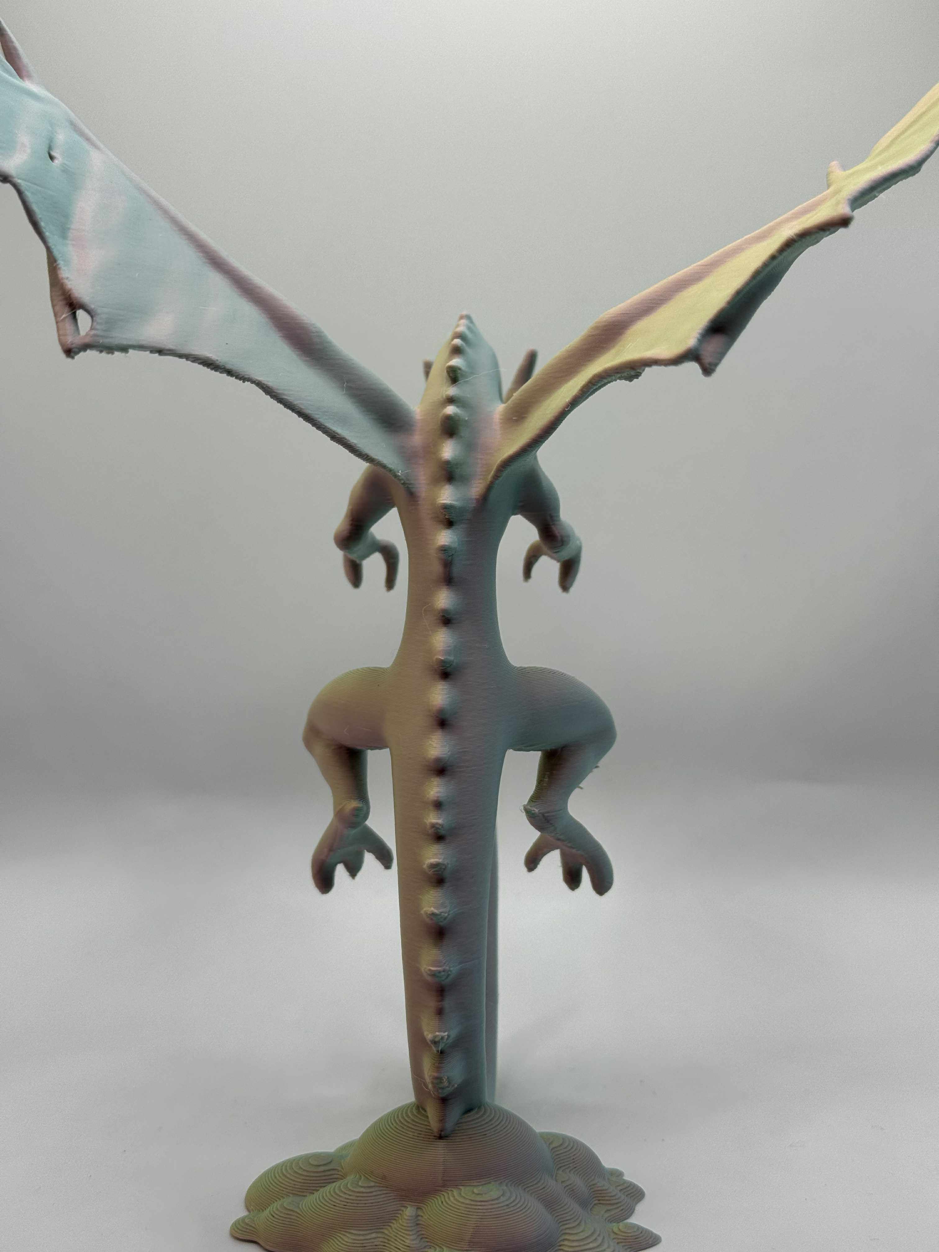 Drage som spyder ild