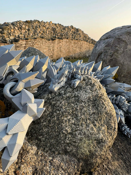 3D-printet krystaldrage med fleksibel krop