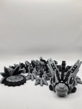 Cyberpunk drage 30 cm – mekanisk fantasy drage uden vinger