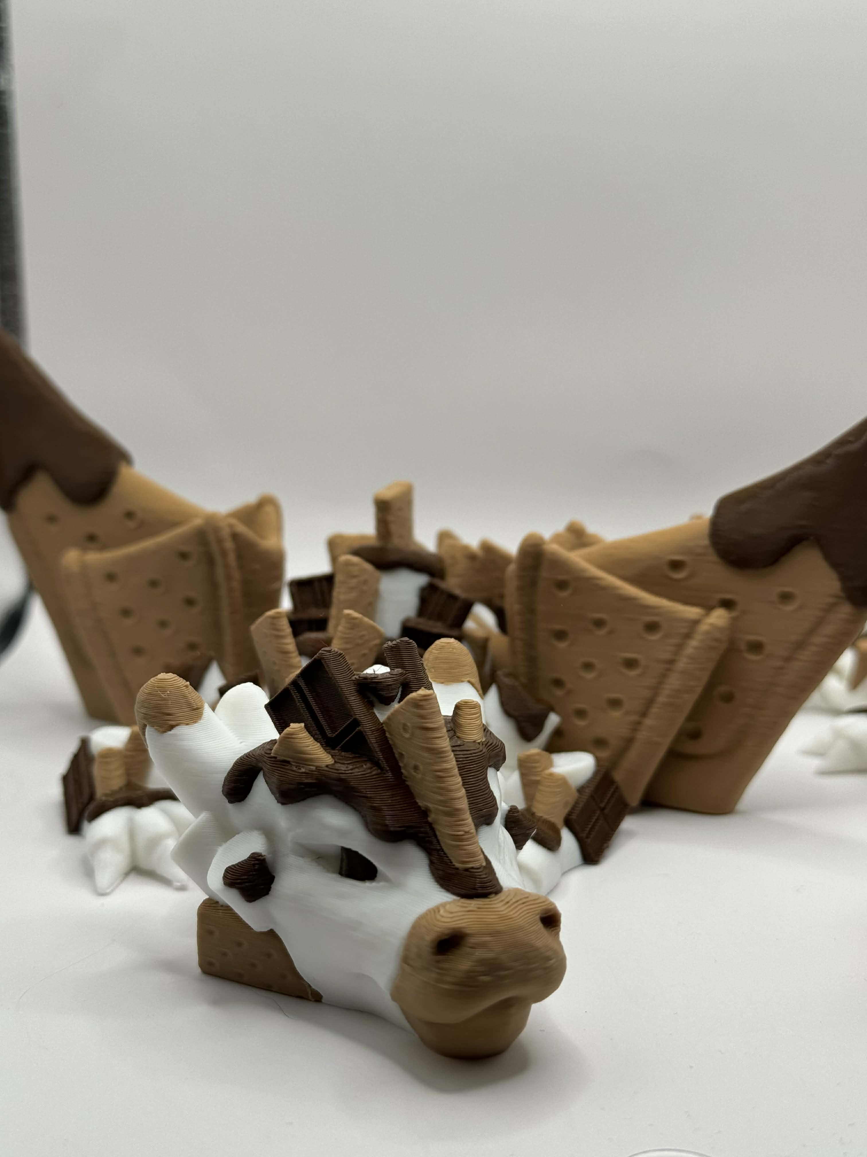 Cookie drage i to nuancer brun og hvid