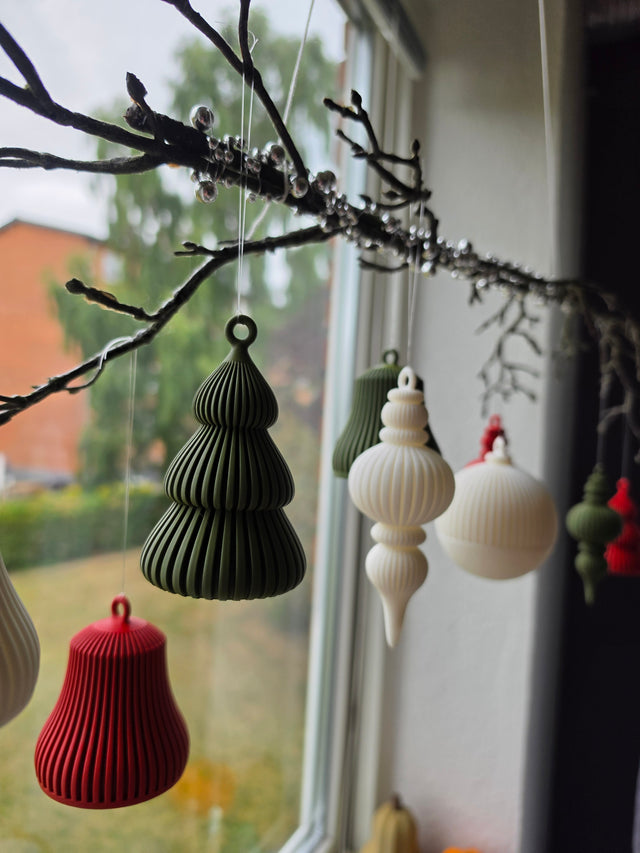 Juletræ til ophæng – 9 cm julepynt