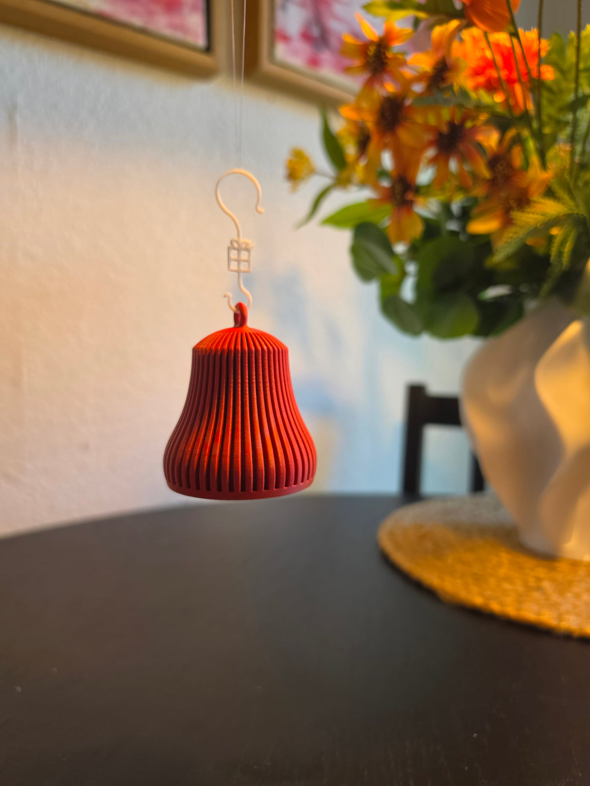 Juleklokke til ophæng – 7 cm