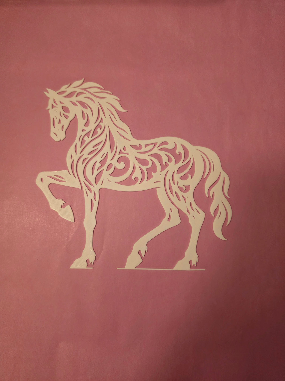 Wall art, hest