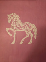 Wall art, hest